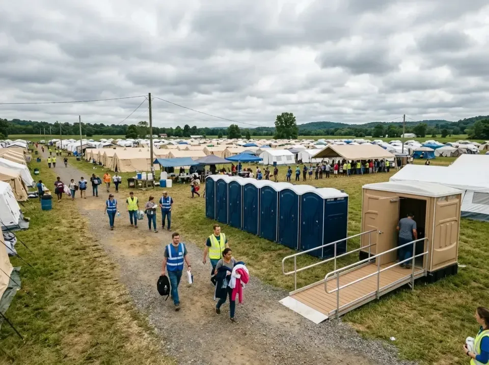 disaster-relief-camp-restrooms-010 — frequently asked questions, Dumpster & Portable Bathrooms Rental in Crestline, OH